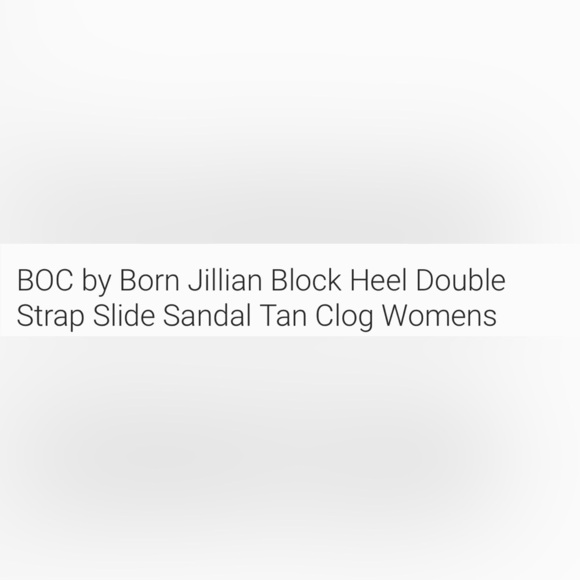 BOC- by born Jillian block heels, double strapped Cream Woven Mules - Picture 6 of 7